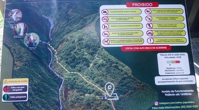 Parque Estadual Vale do Codó, em Jaguariaíva/PR
