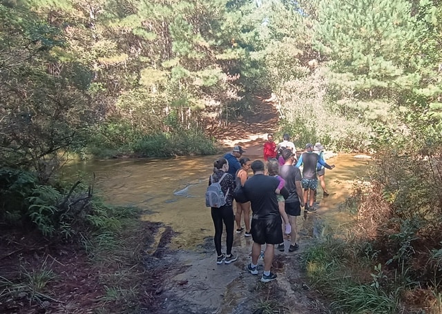 "Túnel" no rio Cilada