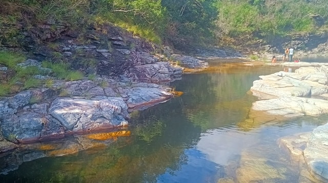 Pontos para banho no decorrer do percurso