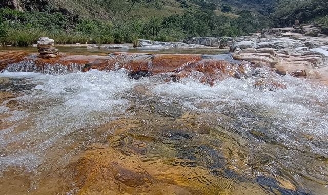 Pontos para banho no decorrer do percurso