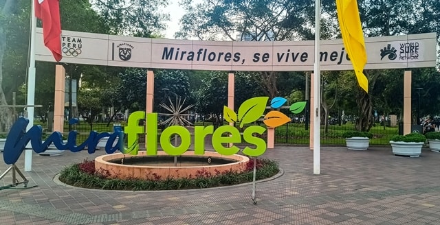 Letreiro de Miraflores