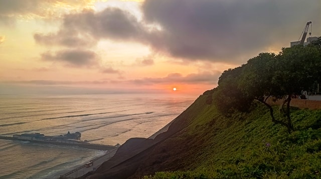 Fim de tarde no Malecón de MIraflores