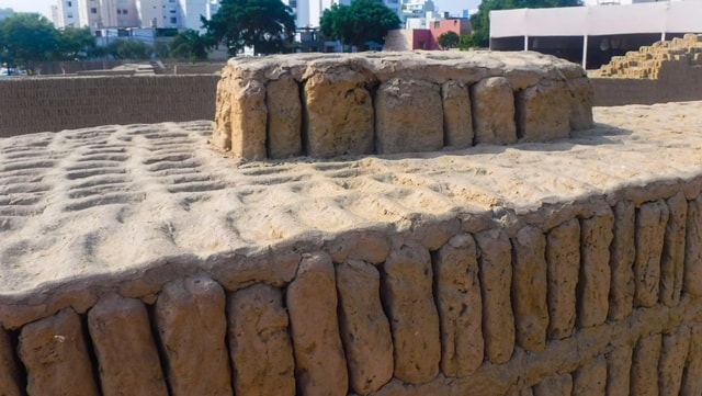 Sítio Arqueológico Pucllana - tijolos de barro