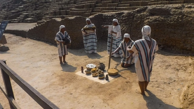Sítio Arqueológico Pucllana - representação de cerimonial