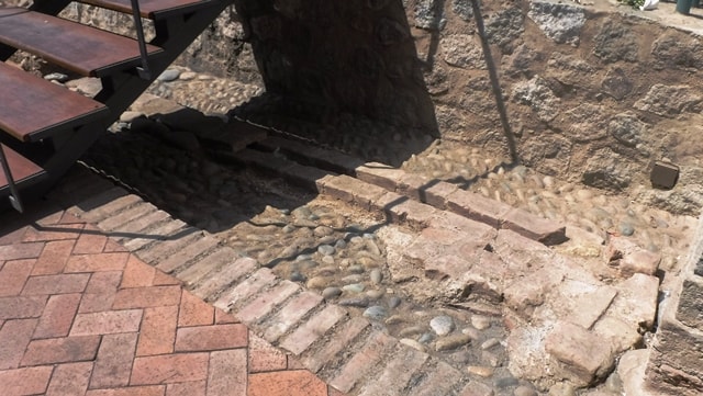 Calçamento original de Lima