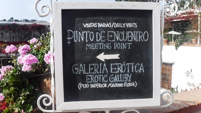 A ala erótica do Museu Larco fica segregada das demais salas