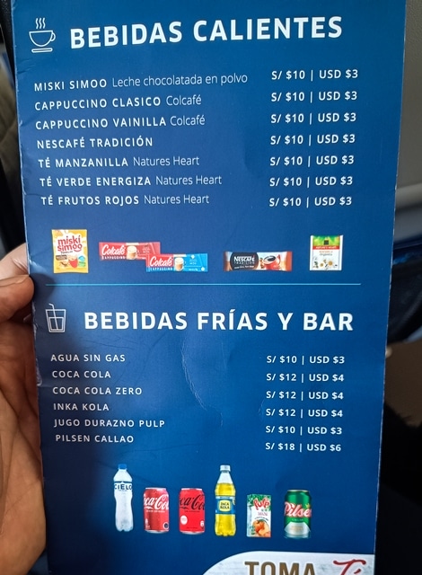 Preços das opções durante o voo